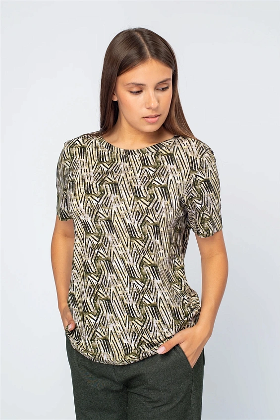 Футболка женская (диджитал) 1104.V оптом от производителя Ledinika