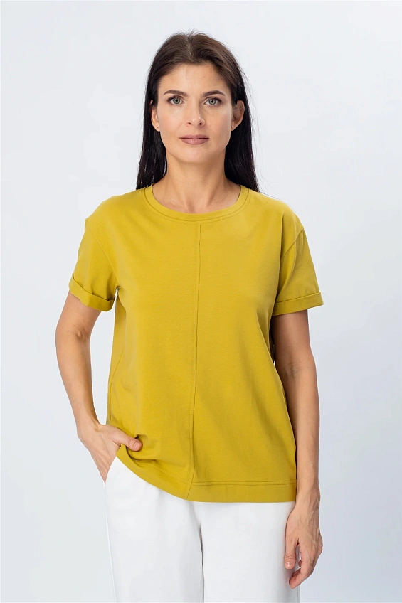 Футболка женская 1076.1.XE оптом от производителя Ledinika