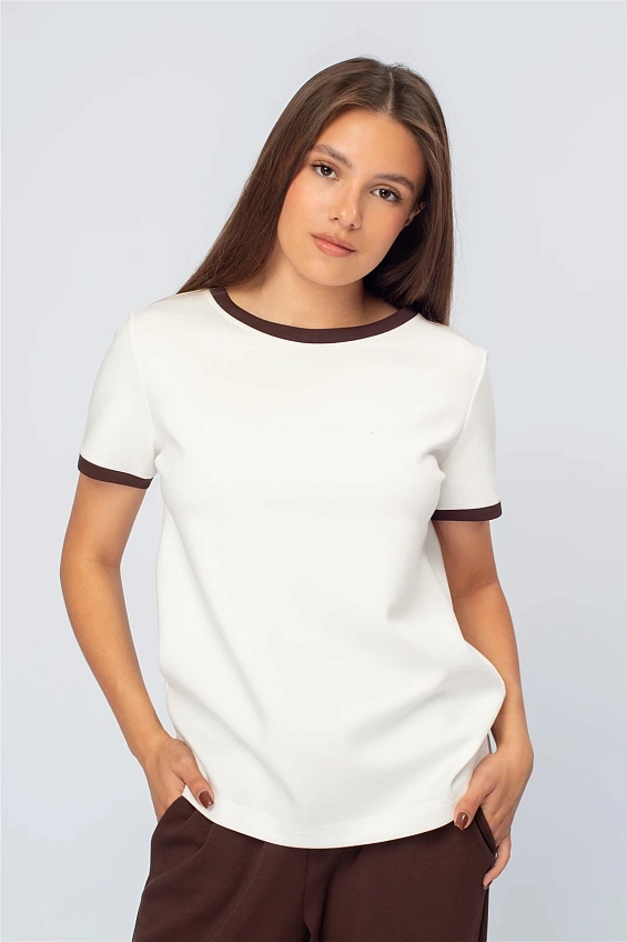 Футболка женская 5081.VD.VD оптом от производителя Ledinika